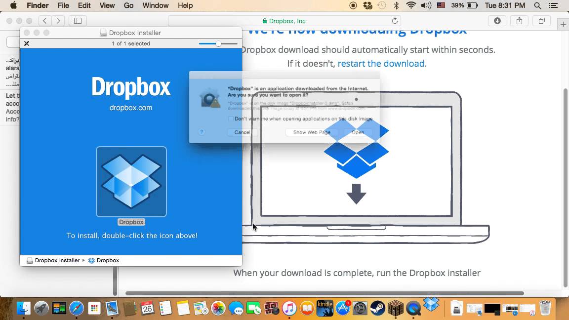 Does Dropbox Download In Mac